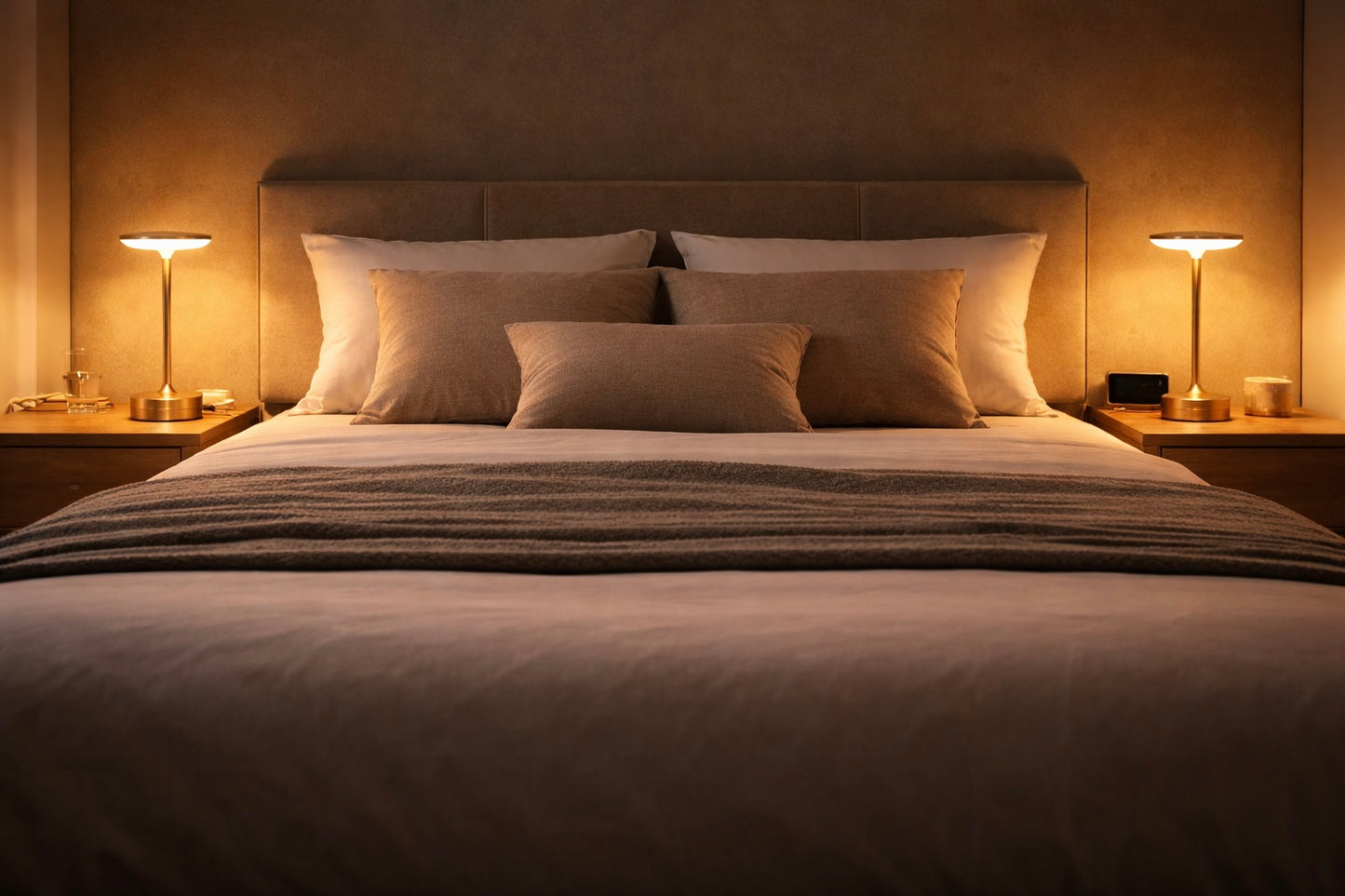 Portable LED Table Lamp – Rechargeable, Dimmable, Modern Bedside Light