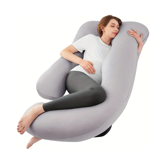 Full Body Maternity Pillow with Removable Cover