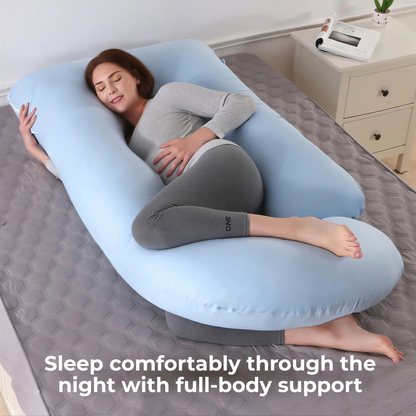 Full Body Maternity Pillow with Removable Cover