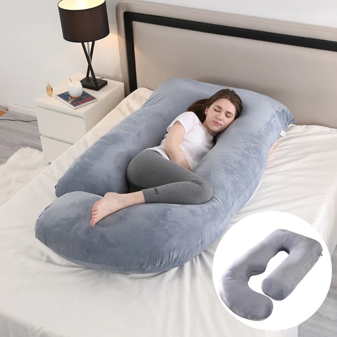 Full Body Maternity Pillow with Removable Cover