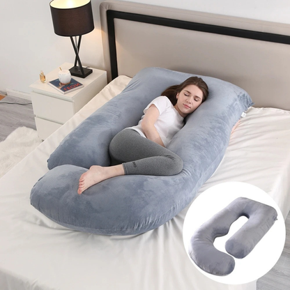 Full Body Maternity Pillow with Removable Cover