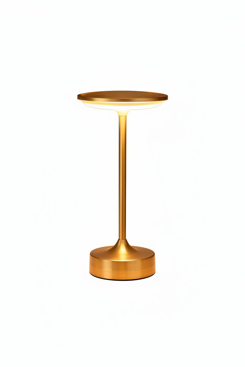 Portable LED Table Lamp – Rechargeable, Dimmable, Modern Bedside Light