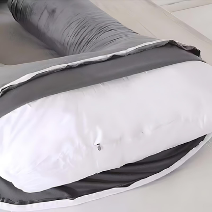 Full Body Maternity Pillow with Removable Cover