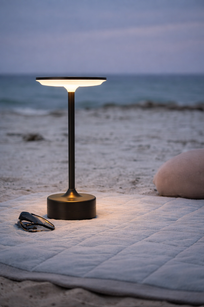 Portable LED Table Lamp – Rechargeable, Dimmable, Modern Bedside Light
