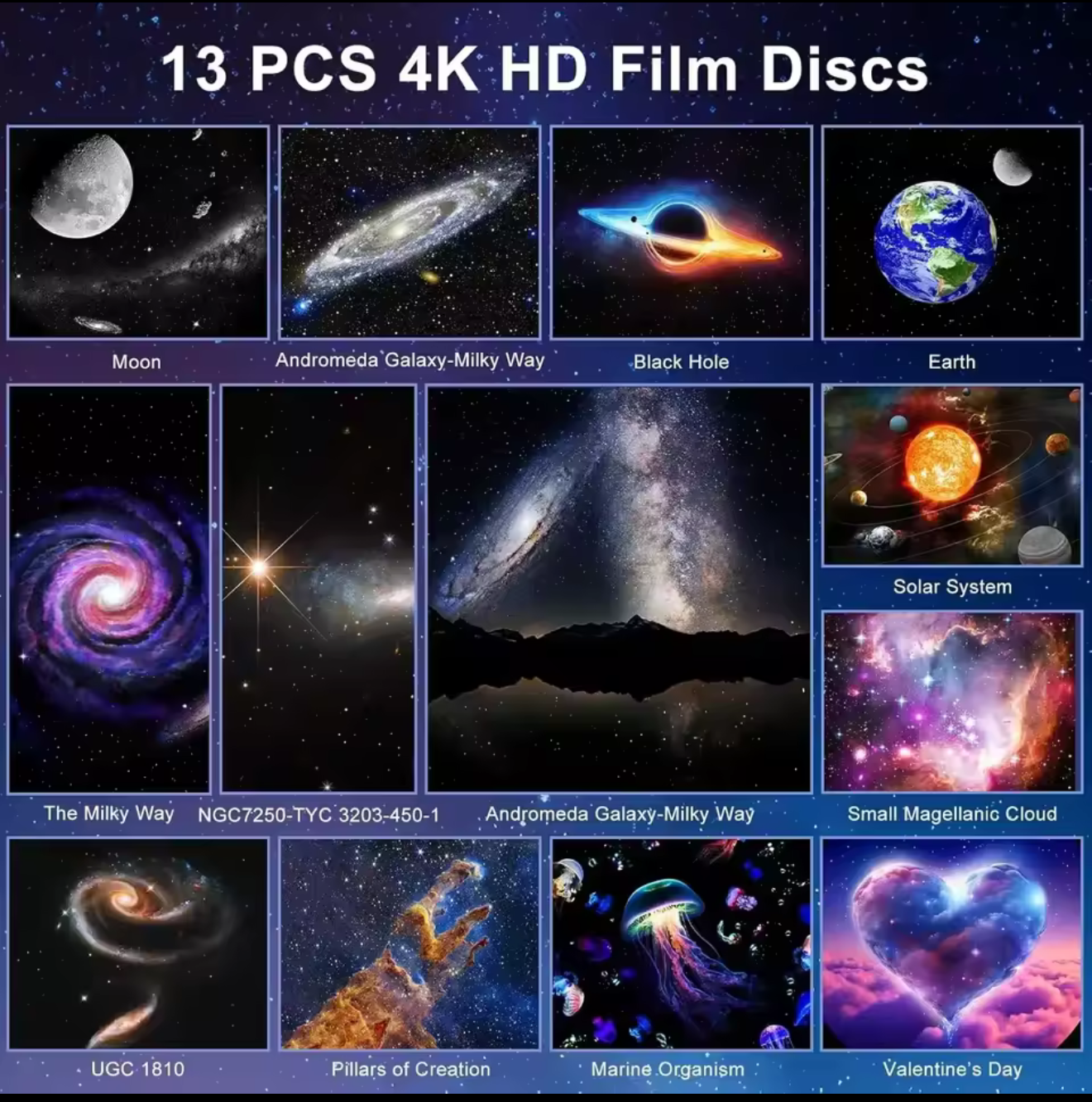 Deluxe Galaxy Star Projector