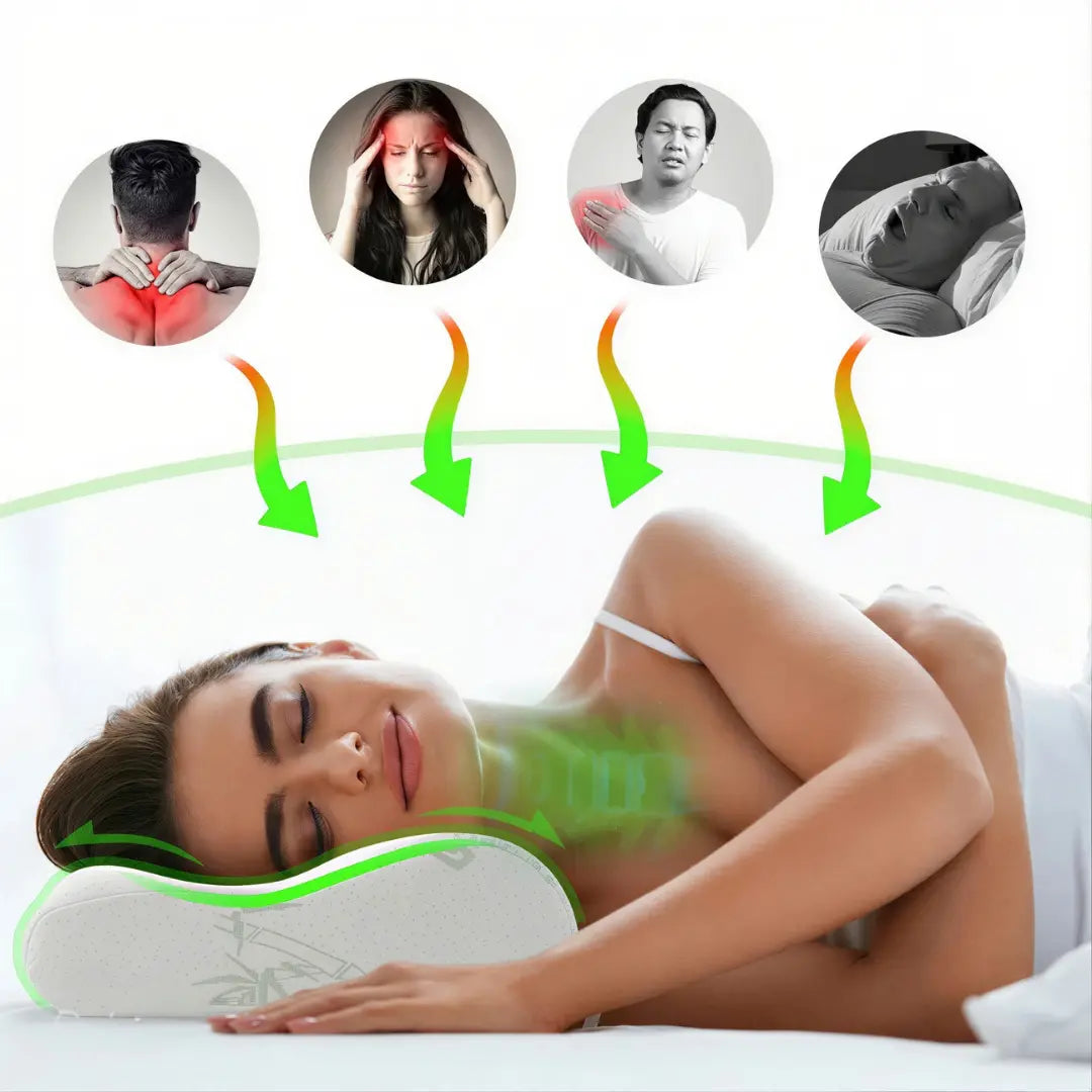 Orthopaedic Bamboo Memory Foam Pillow