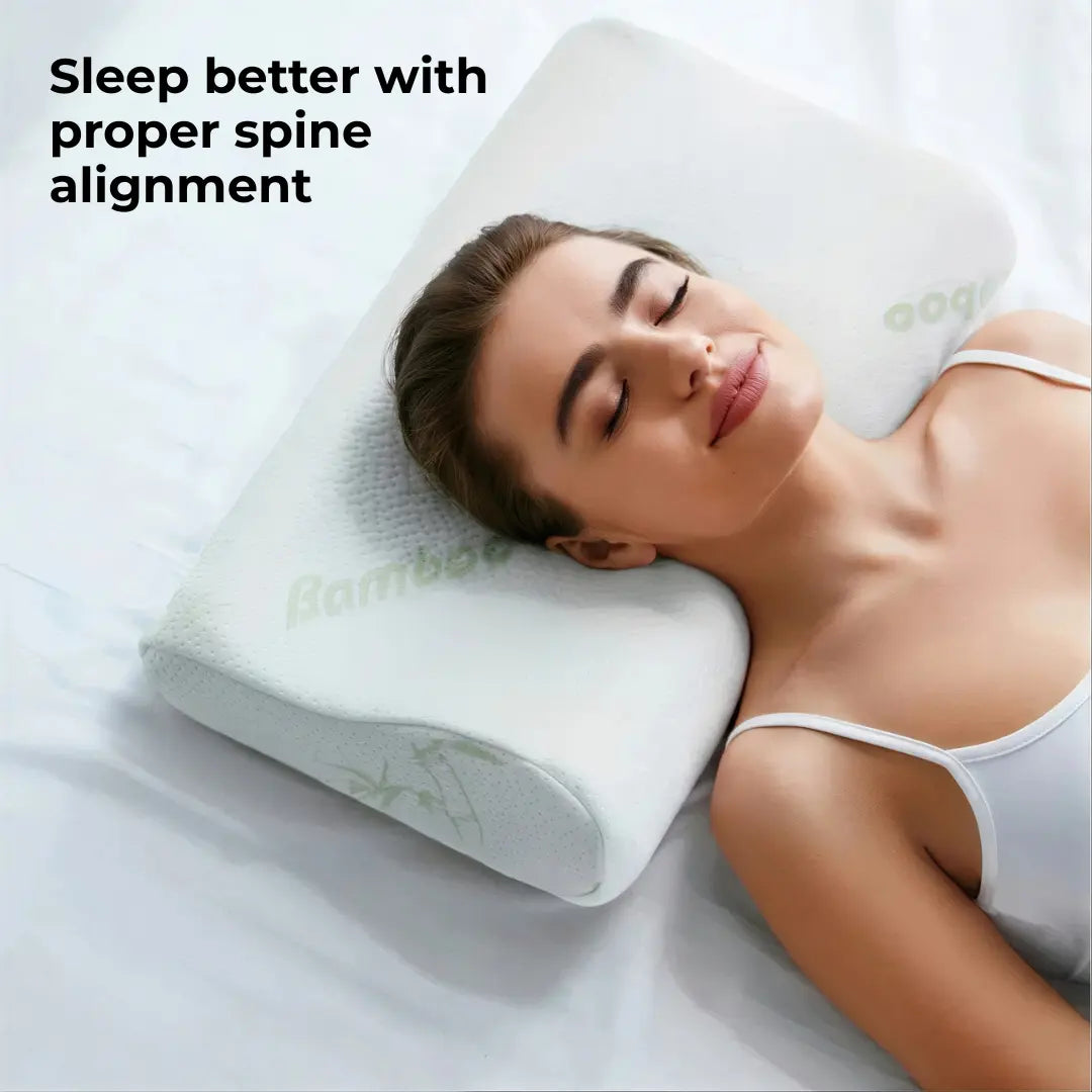 Orthopaedic Bamboo Memory Foam Pillow